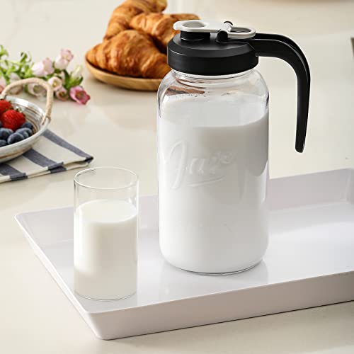 2 Quart Glass Pitcher with Lid