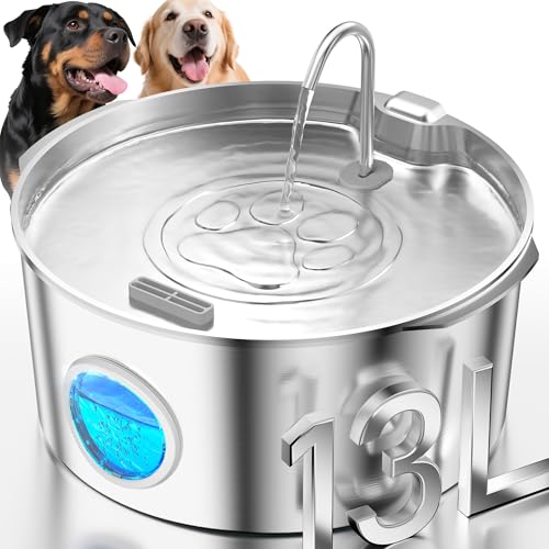 3.4Gal Dog Water Fountain for Large Dogs