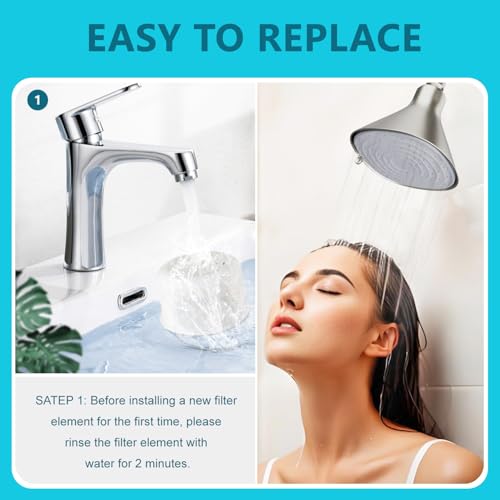 Cartridge Compatible with All Canopy Fixed & Handheld Filtered Shower Head