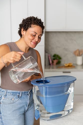 Home — High-Capacity Water Filter Dispenser, 35-Cup, Stormy Blue, BPA-Free Designed for Everyday Protects Against Bacteria, Parasites, Microplastics, PFAS, Lead, and Improves Taste