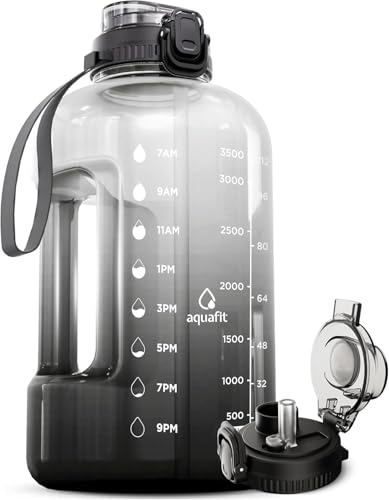 1 Gallon Water Bottle with Time Marker