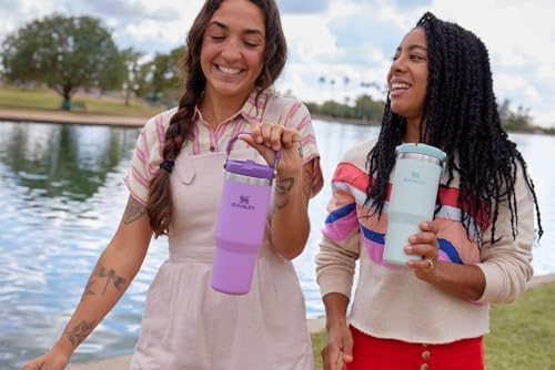 IceFlow Flip Straw Tumbler with Handle 30 oz