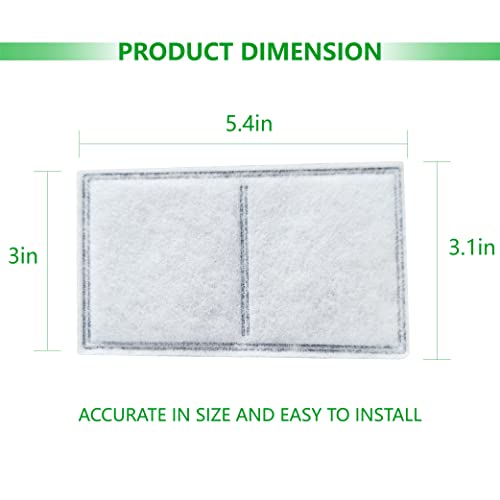 12 Pack Pet Fountain Premium Carbon Replacement Filters (12 Count)