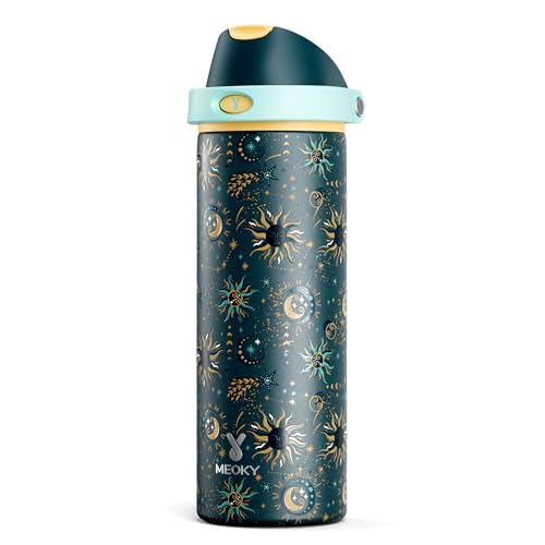 24 oz Insulated Water Bottle with Straw