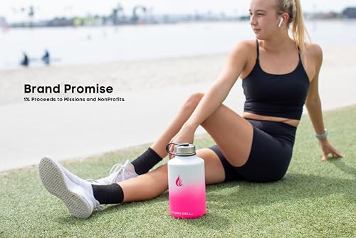Stainless Steel Insulated Water Bottle with Straw