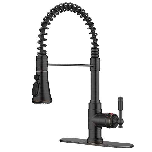 Vintage Kitchen Faucet with Pull Down Sprayer