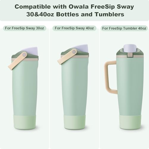2PCS Silicone Boot for Owala FreeSip Sway 30oz 40oz Bottle