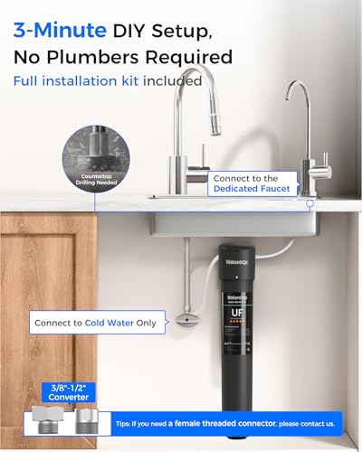 17UB UF 0.01 μm Ultra Filtration Under Sink Water Filter System (1095 day)