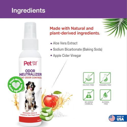 Dog Odor Neutralizer Spray for Dogs (4 Fl Oz)