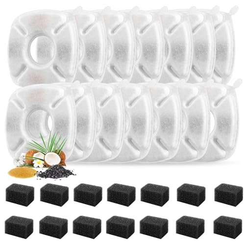28 Pcs Cat Water Fountain Replacement Filters (28 Count)