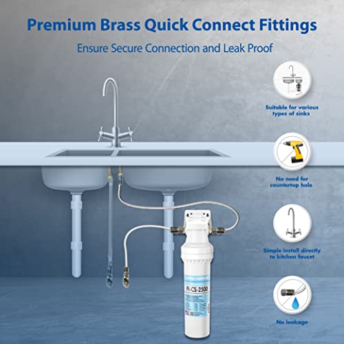 CS 2500 Ultra High Capacity Under Sink Water Filtration System