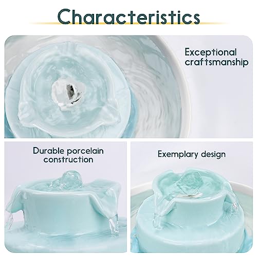 Ceramic Cat Water Fountain