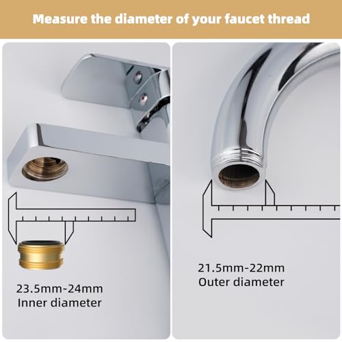 NSF/ANSI/CAN 61 & cUPC Certified 2-Mode Faucet Aerator, Chrome