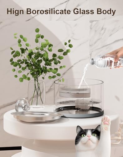 N280 Glass Pet Water Fountain