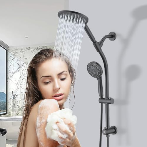 High Pressure Shower Head with Handheld Shower
