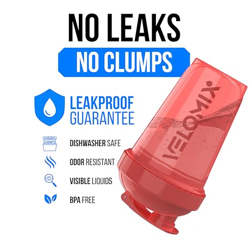 2 Pack 20oz Protein Shaker Bottle for Protein Mixes (2 Count)