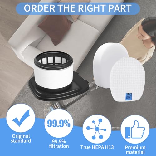IX141 Replacement Filter for Shark Rocket Pro IX140 IX141 IX142 IZ140 IZ140C IZ141C IZ142 UZ145 Cordless Stick Vacuum (7 Count)