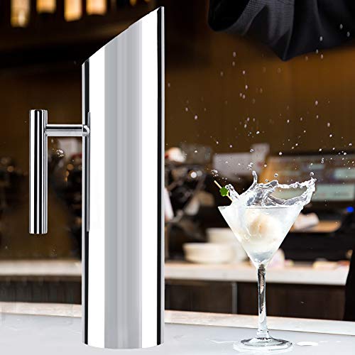 2L Stainless Steel Water Pitcher with Ice Guard