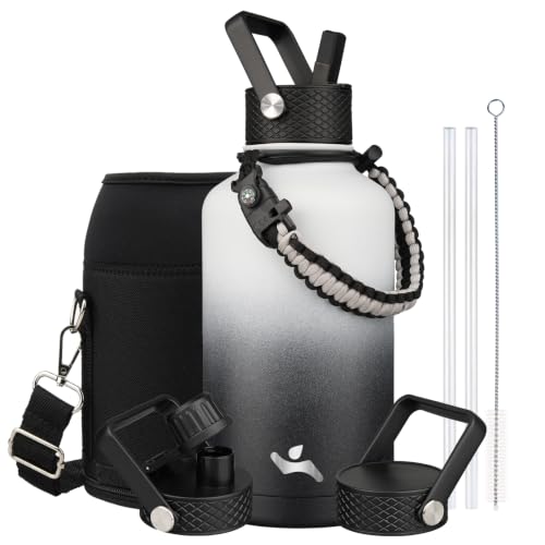 64 oz Insulated Stainless Steel Water Bottle Jug with Handle