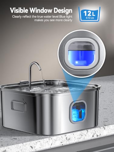Dog Water Fountain Stainless Steel