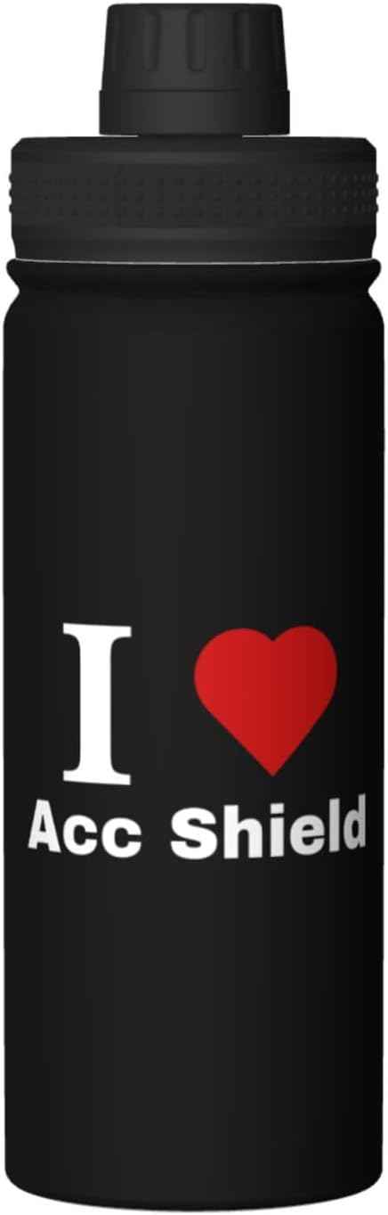 I love Acc Shield Water Bottle 18OZ Leak-Proof Stainless Steel Insulated Water Bottles For Sports Travel