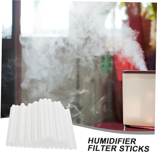 50pcs Absorbent Cotton Humidifier Sticks and Filter Cores for Car Aromatherapy Essential Oil Diffusion Humidifier Replacement for Custom