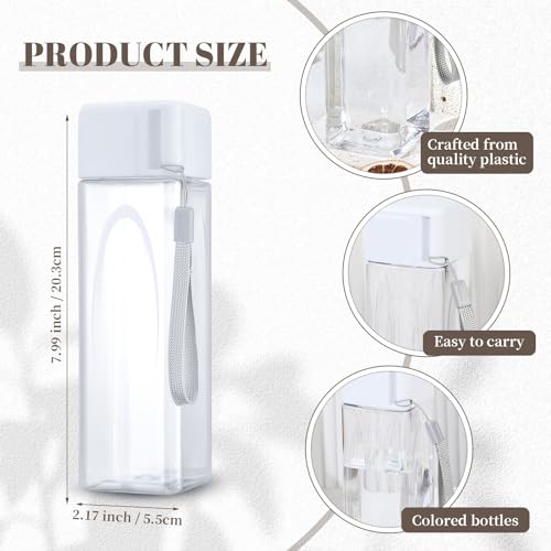 30 Pcs Water Bottles Bulk 17 Oz Plastic Leak Proof