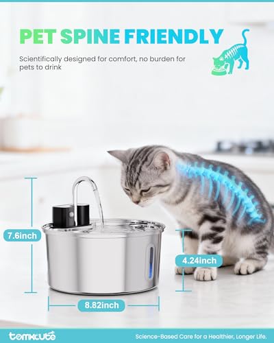 Cat Water Fountain Stainless Steel