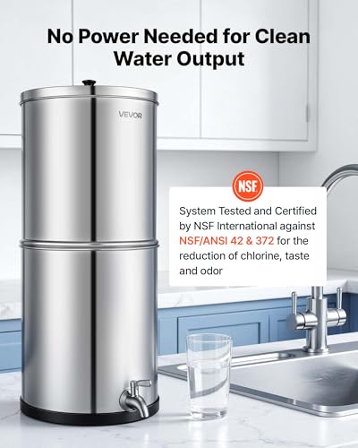 Gravity fed Water Filter System