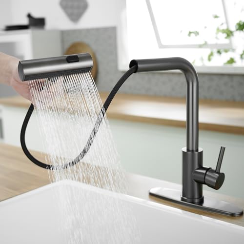 Kitchen Faucets with Pull Down Sprayer