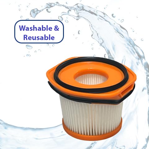 XFFWV360 WS620 HEPA Cordless Stick Vacuum Filter Replacment Compatible with Shark Wandvac System WS630 (8 Count)
