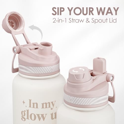 Inspiration Stainless Steel Water Bottle with Strap 32oz