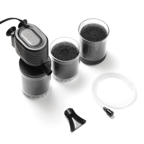 XpertMatic 3 Stages 475 GPH Aquarium Filter for Up to 120 Gallon Fish Tank