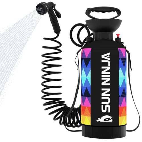 Portable Shower with 7 Mode Shower Head