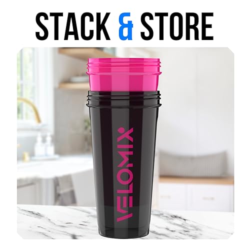 2 Pack 28oz Protein Shaker Bottle for Protein Mixes (2 Count)