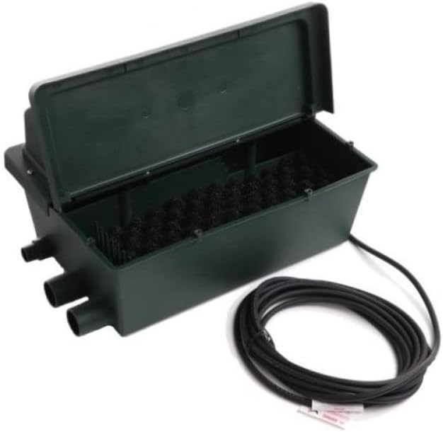 Fish Mate 500GUV Gravity Pond Filter - UV + Biological Filtration for Clearer Water, Ideal for Ponds up to 500 Gallons