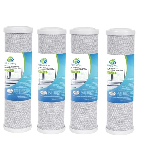 1 Micron Carbon Block Filters for Hydro Life 52418 (4 Count)