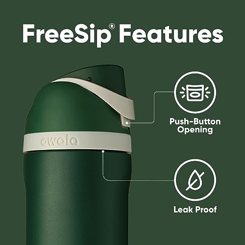 Harry Potter FreeSip Stainless Steel Water Bottle 24 oz Slytherin