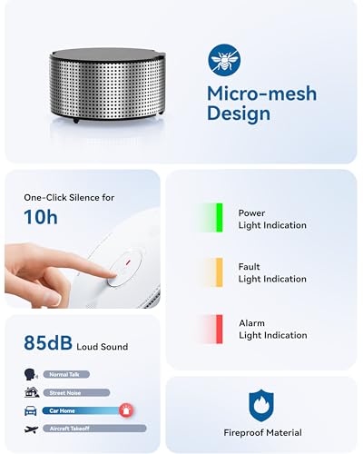 Smoke Detector Combo Smoke & Carbon Monoxide Alarm 10
