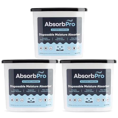 Charcoal Moisture Absorber Tub 18 oz (3 Count)