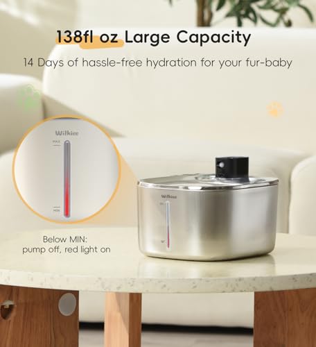 Cat Water Fountain Stainless Steel