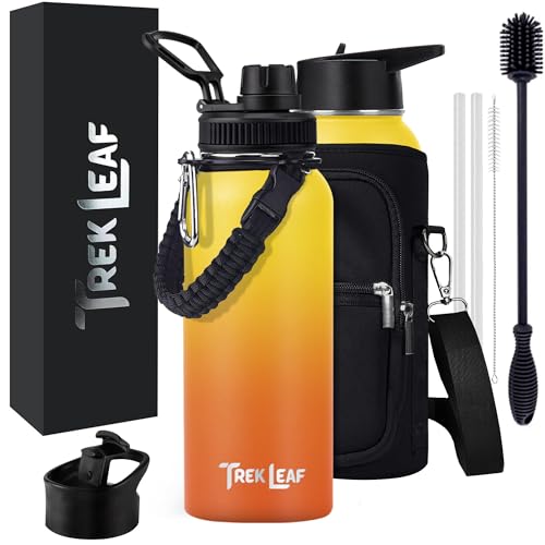 Travel Water Bottle with 3 Lids