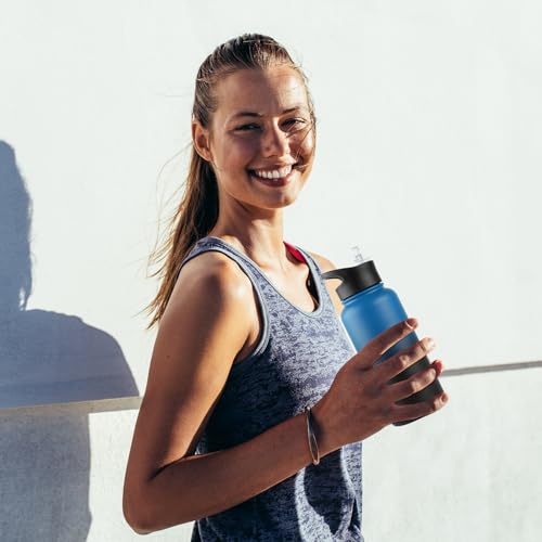 32 Oz Insulated Water Bottle Bulk 4 Pack (4 Count)