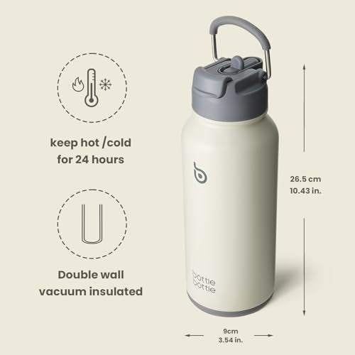 32oz Insulated Water Bottle with Pill Box