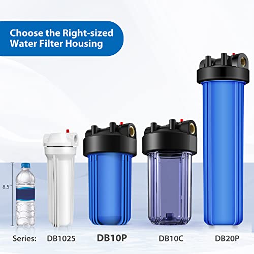 DB10P 10" *4.5" Whole House Sediment Water Filter Housing