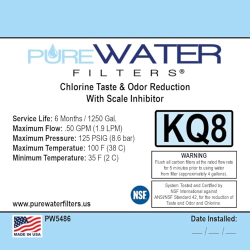 KQ8 PW5486 Water Filter Cartridge for Keurig Commercial