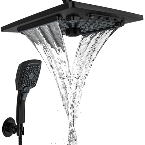 Rain Shower Head with Handheld Spray