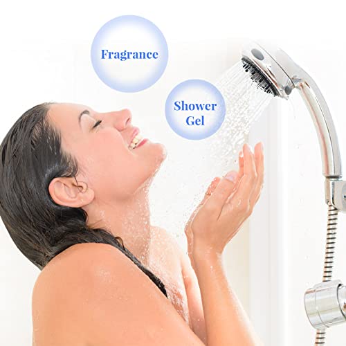 36 Pcs Shower Head Filters 3.7 Inch PP Cotton Filter Cartridge Filter High Pressure Handheld Turbo Fan Shower Heads Filter for Detachable Propeller Jet Sets (36 Count)