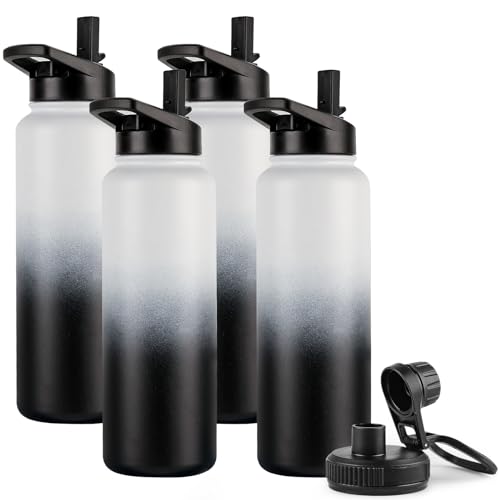 40 oz Insulated Water Bottle Bulk (4 Count)