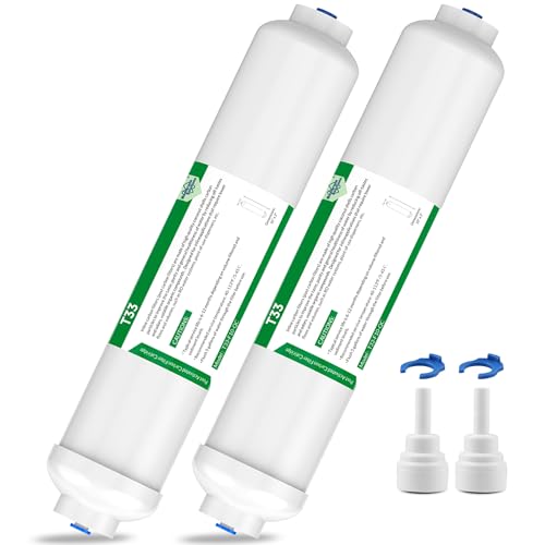1 4" T33 Inline Water Filter with 3 (2 Count)